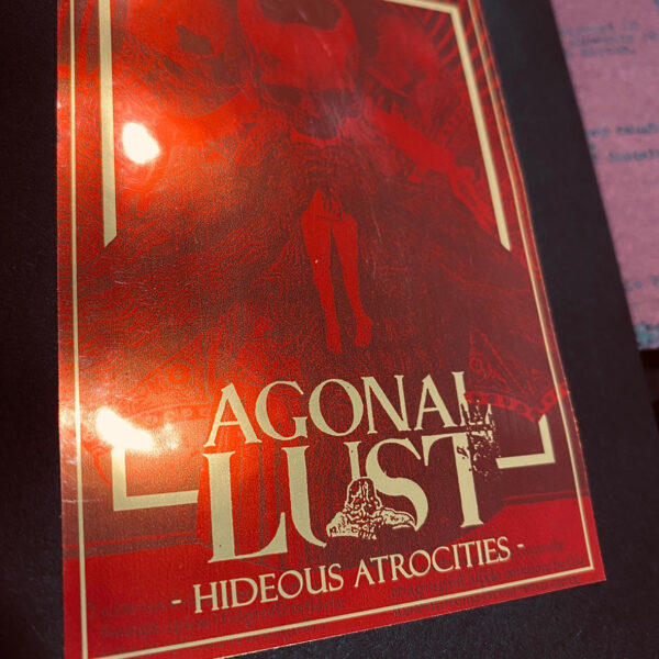 AGONAL LUST "Hideous atrocities" cassette - Image 2