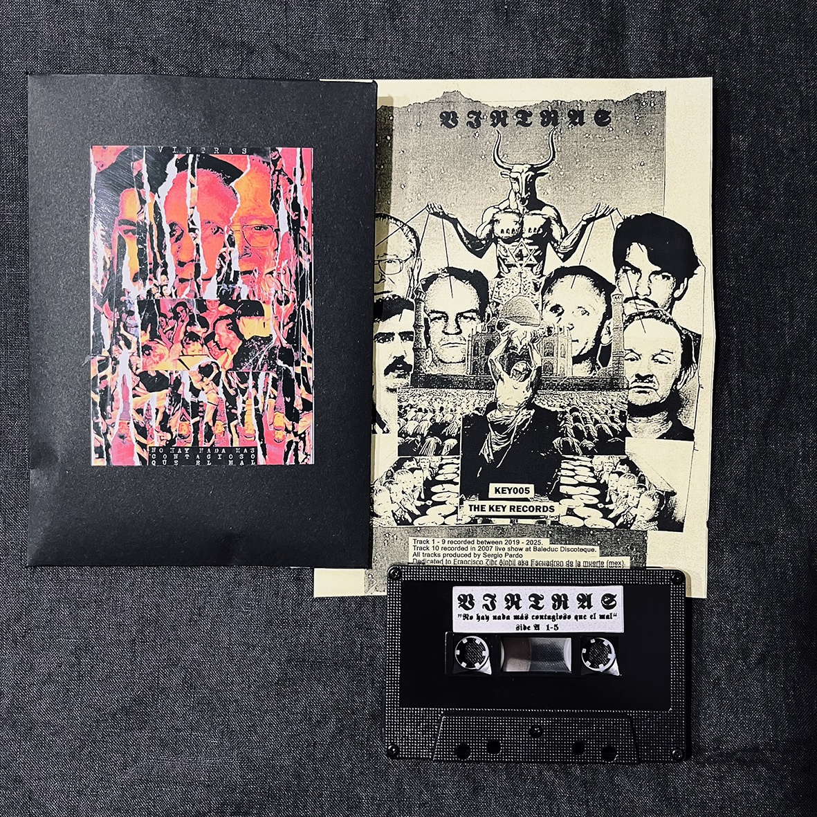 VINTRAS "No hay nada más contagioso que el mal" cassette