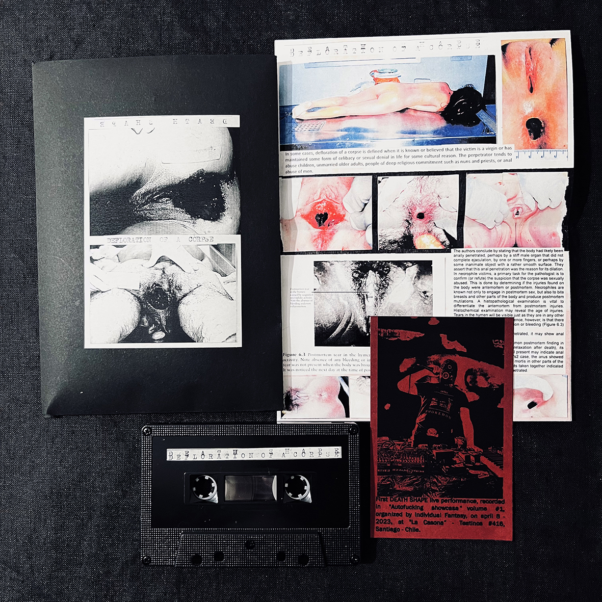 DEATH SHAPE "Defloration of a corpse" cassette