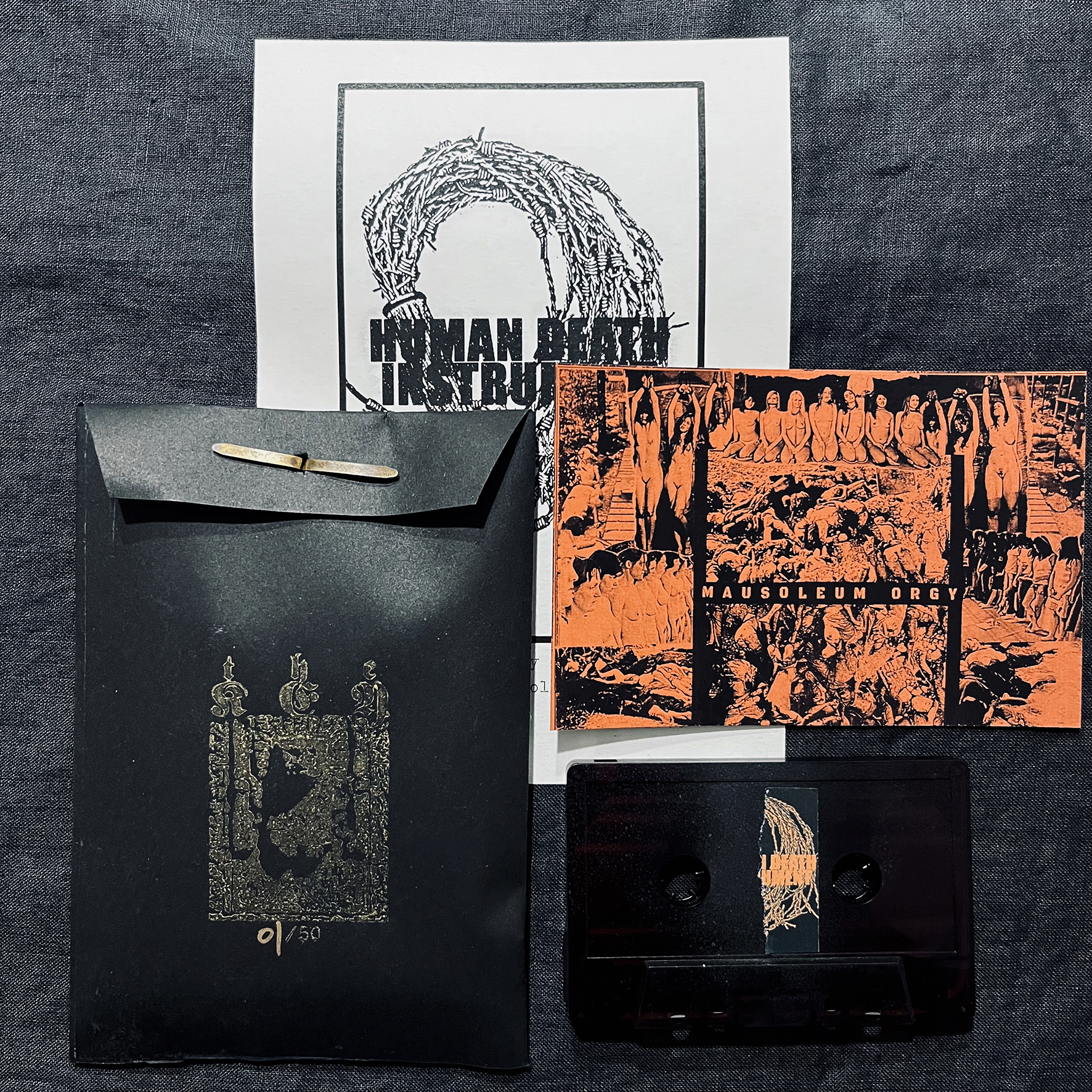 HUMAN DEATH INSTRUMENT "Noxious copulation" cassette - Image 3